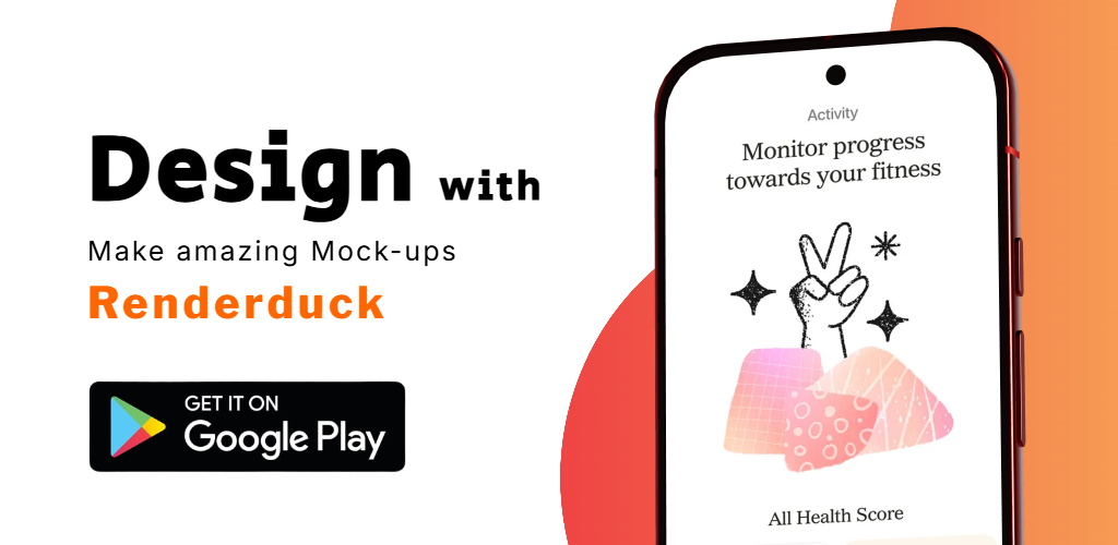 3D phone mockup generator with realistic device perspective and app screenshot presentation